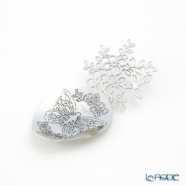 ディ・エクリュデザイン ティーメジャー／スプーン プチフラワー 8cm T0422 ステンレス製