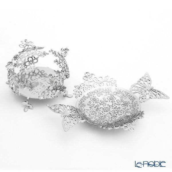 ディ・エクリュデザイン ティーストレーナー プチパピヨン 12×10cm T0426 ステンレス製