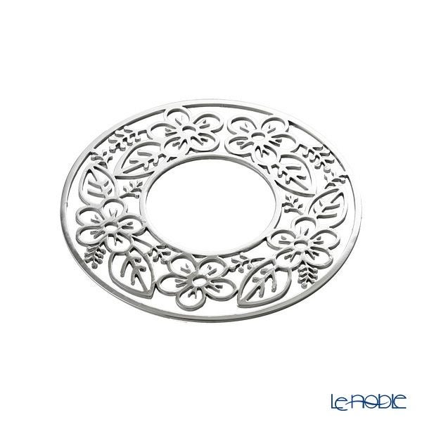 ディ・エクリュデザイン オーナメント／ナプキンリング フラワー 7cm ステンレス製