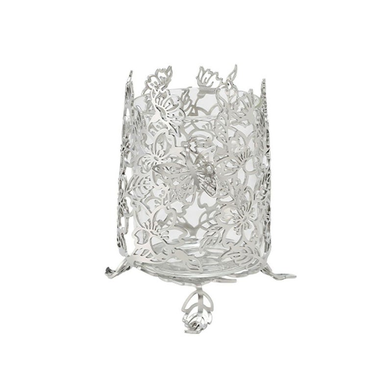 ディ・エクリュデザイン ワインボトルスタンド／ワインホルダー P サクラ ガラス付（取り外し可能） T0239 15cm ステンレス製