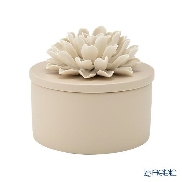 メッツァルーナ 小物入れ ダリア ベージュ L 12cm