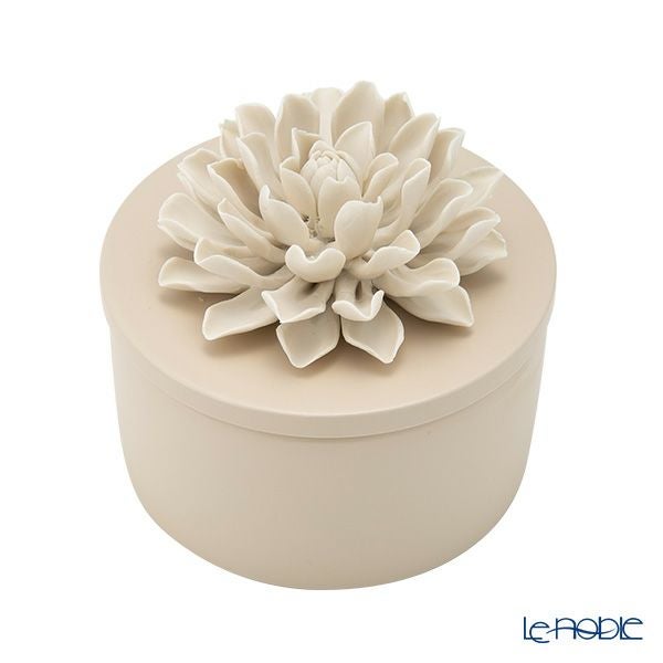 メッツァルーナ 小物入れ ダリア ベージュ L 12cm