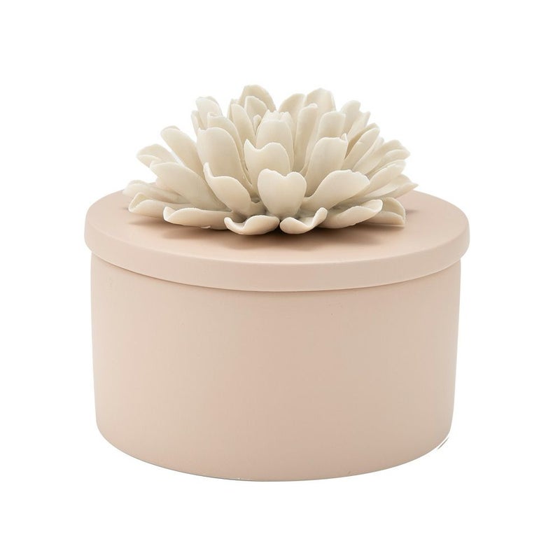 メッツァルーナ 小物入れ ダリア ピーチ L 12cm