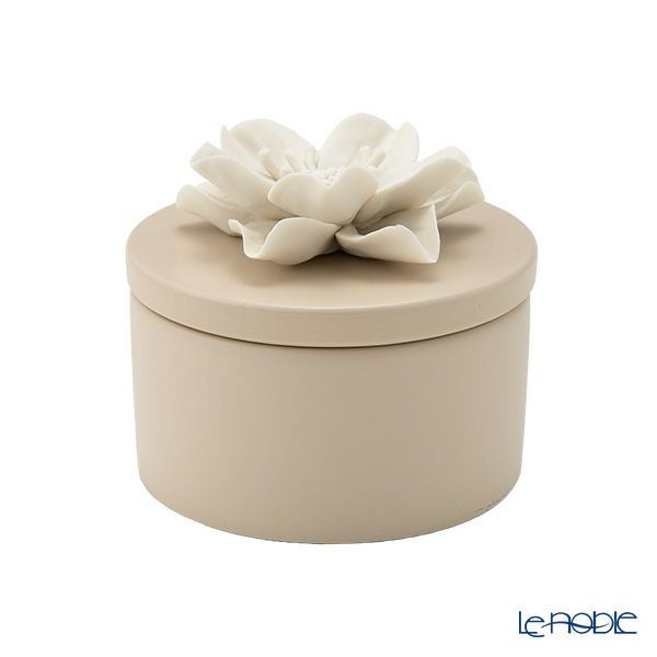 メッツァルーナ 小物入れ ハイビスカス ベージュ S 9cm