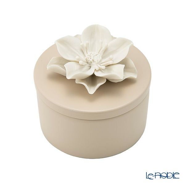 メッツァルーナ 小物入れ ハイビスカス ベージュ S 9cm