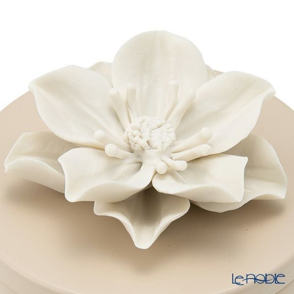 メッツァルーナ 小物入れ ハイビスカス ベージュ S 9cm