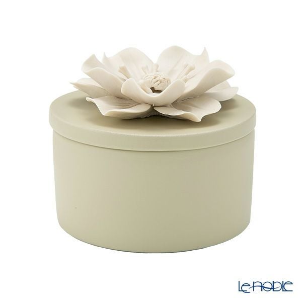 メッツァルーナ 小物入れ ハイビスカス グリーン L 12cm