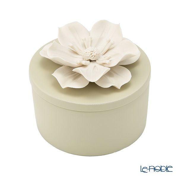 メッツァルーナ 小物入れ ハイビスカス グリーン L 12cm