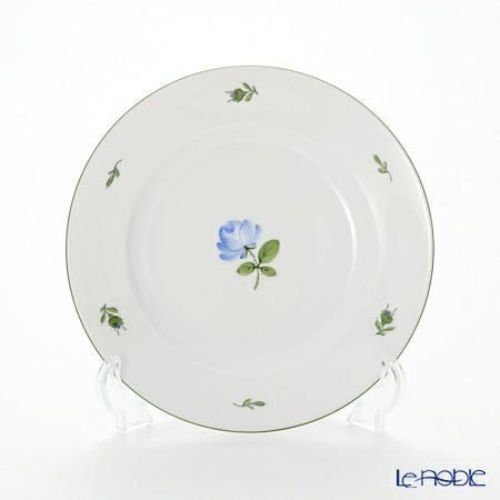 アウガルテン（AUGARTEN） ウィンナーローズ ブルー（5089Q） プレート 20cm （001シューベルトシェイプ）