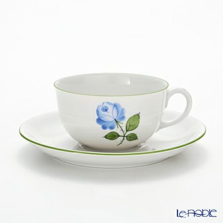 アウガルテン（AUGARTEN） ウィンナーローズ ブルー（5089Q） ティーカップ＆ソーサー（S） 200ml（001）