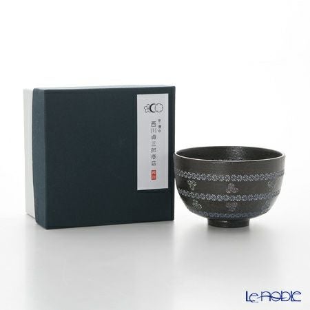 京焼・清水焼 抹茶碗 M0034 南蛮帯三島