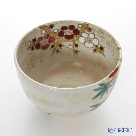 京焼・清水焼 抹茶碗 S0042 四季彩花