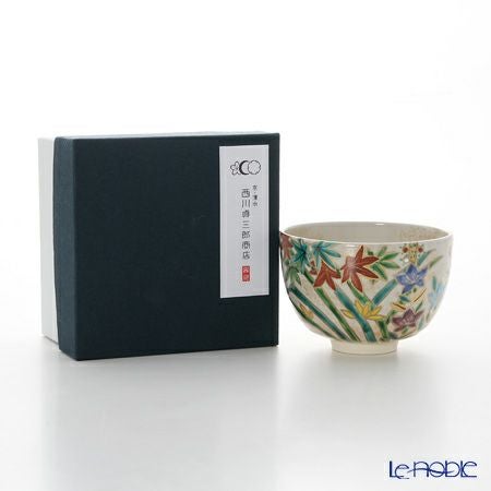 京焼・清水焼 抹茶碗 S0042 四季彩花