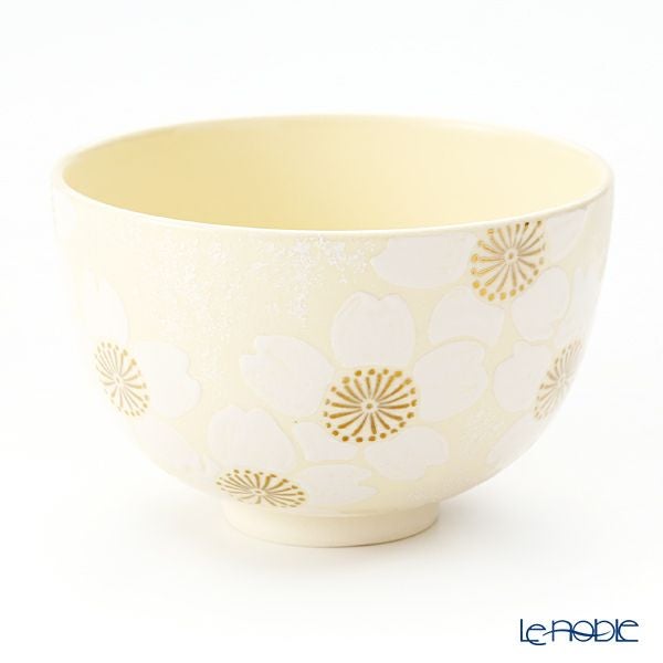 京焼・清水焼 抹茶碗 K0012 桜吹付銀彩