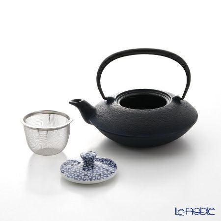 京焼・清水焼 鉄瓶急須 T0101 染付桜詰 小 410ml