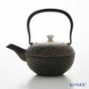 京焼・清水焼 鉄瓶急須・黒 K0108 彩雲錦詰 500ml