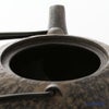京焼・清水焼 鉄瓶急須・黒 K0108 彩雲錦詰 500ml