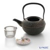 京焼・清水焼 鉄瓶急須・黒 K0108 彩雲錦詰 500ml
