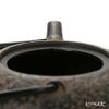 京焼・清水焼 鉄瓶急須・黒 K0112 彩青絵 500ml