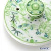 京焼・清水焼 鉄瓶急須・黒 K0112 彩青絵 500ml
