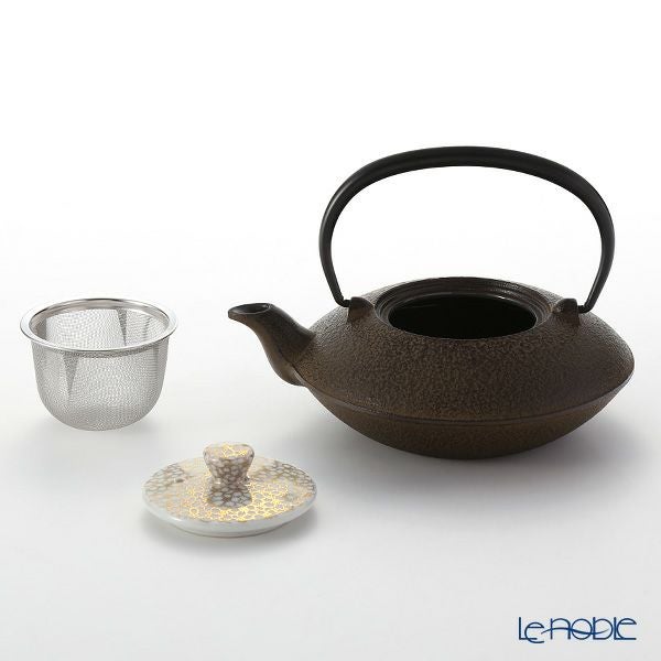 京焼・清水焼 鉄瓶急須・茶 T0168 金彩桜詰 小 410ml