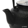 京焼・清水焼 鉄瓶急須 M0175 鉄絵菊花紋 800ml