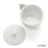 京焼・清水焼 ティーポット（宝瓶） S0291 白磁金銀彩七宝紋 160ml 洸春窯／高島慎一