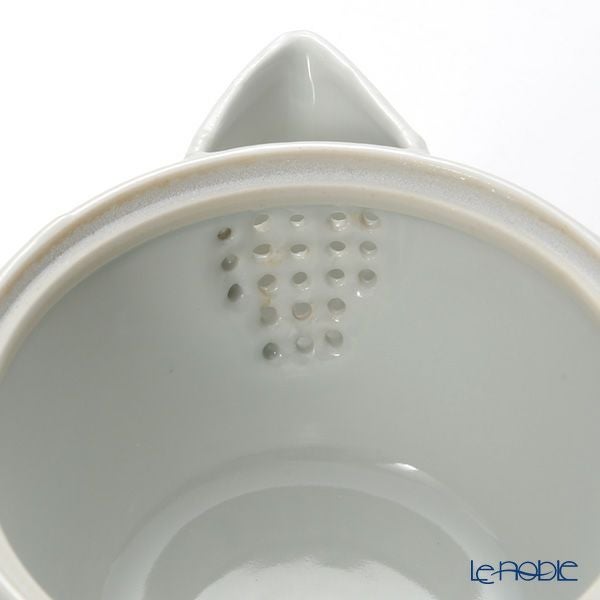 京焼・清水焼 ティーポット（宝瓶） S0291 白磁金銀彩七宝紋 160ml 洸春窯／高島慎一