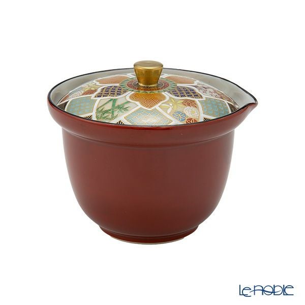 京焼・清水焼 ティーポット（宝瓶） 彩花小紋松竹梅 230ml T02111