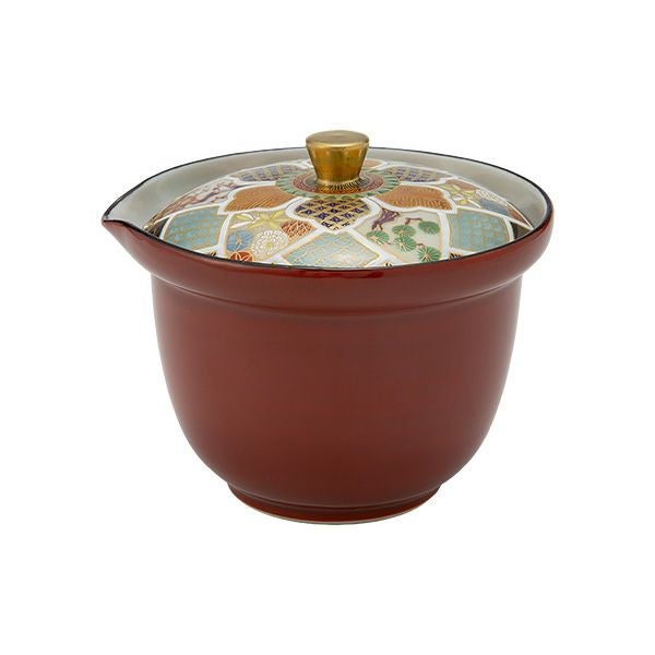 京焼・清水焼 ティーポット（宝瓶） 彩花小紋松竹梅 230ml T02111