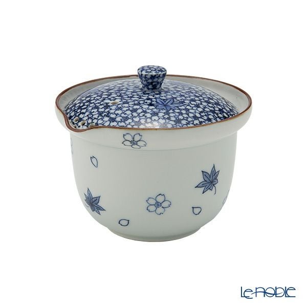 京焼・清水焼 ティーポット （宝瓶） 染付雲錦詰 230ml T02109