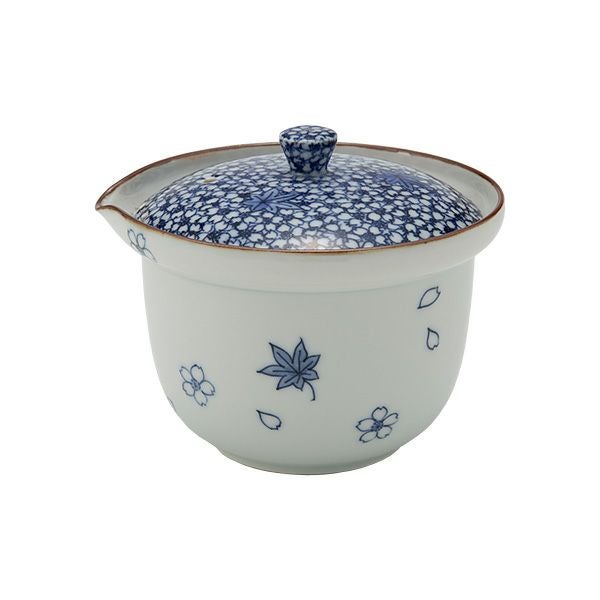 京焼・清水焼 ティーポット （宝瓶） 染付雲錦詰 230ml T02109