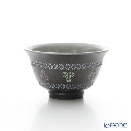 京焼・清水焼 汲出し碗 M0363 南蛮帯三島