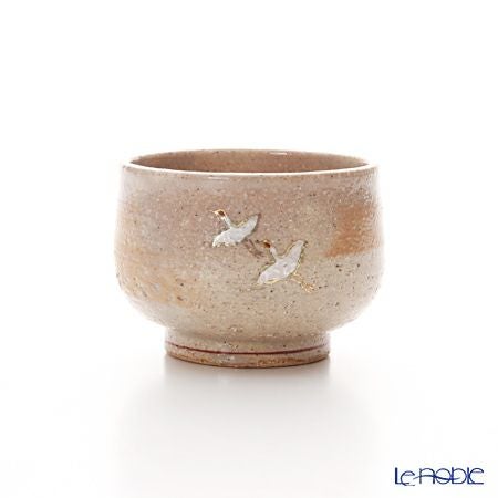 京焼・清水焼 汲出し碗 M0371 金銀彩鶴