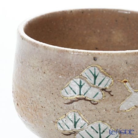 京焼・清水焼 汲出し碗 M0371 金銀彩鶴