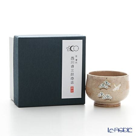 京焼・清水焼 汲出し碗 M0371 金銀彩鶴