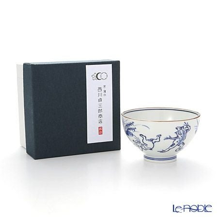 京焼・清水焼 汲出し碗 大 S0375 染付高山寺 200ml