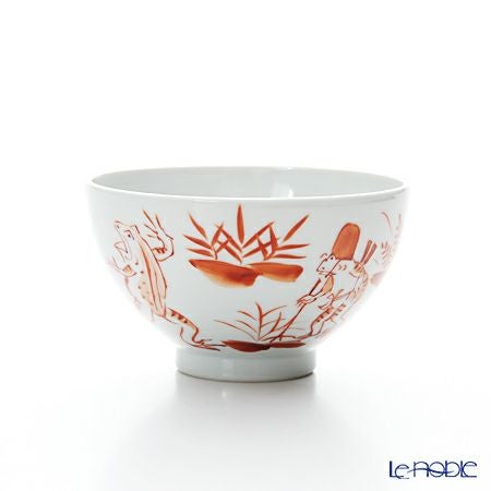 京焼・清水焼 汲出し碗 大 S0376 赤高山寺