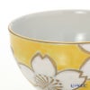 京焼・清水焼 汲出し碗 中 白桜黄地