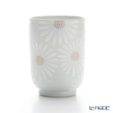 京焼・清水焼 湯呑 K0420 白菊刷毛目銀彩