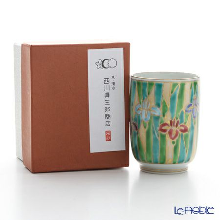 京焼・清水焼 湯呑 K0427 金彩あやめ