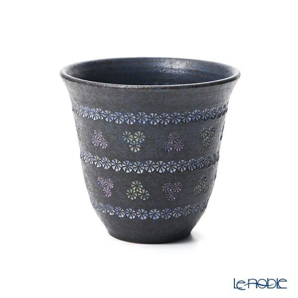 京焼・清水焼 フリーカップ M0780 南蛮帯三島 300ml