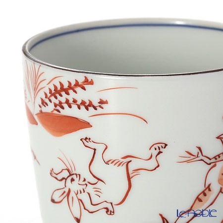 京焼・清水焼 マグカップ S0728 赤高山寺 330ml