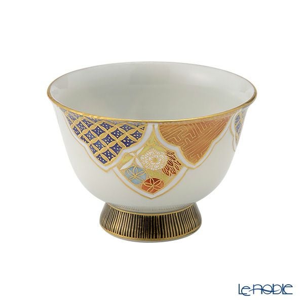 京焼・清水焼 煎茶碗／ぐい呑み 彩花小紋松竹梅 50ml T09170