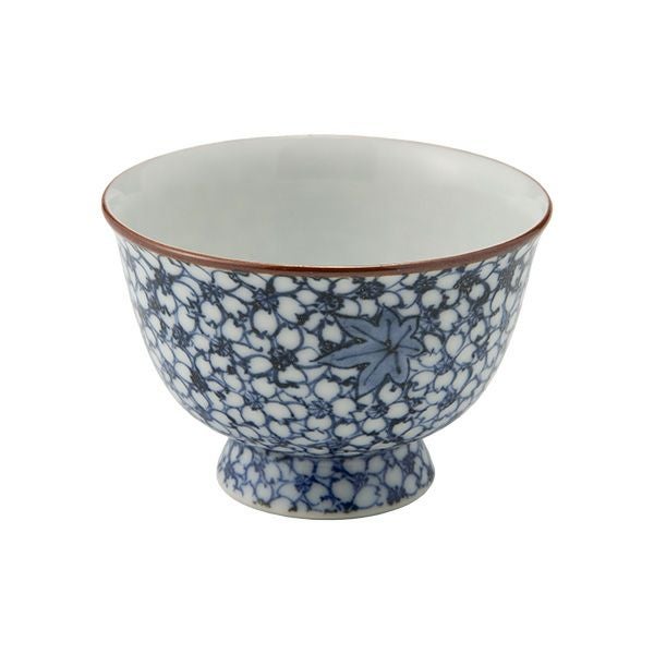 京焼・清水焼 煎茶碗／ぐい呑み 染付雲錦詰 50ml T09168