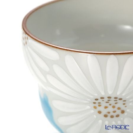 京焼・清水焼 ぐい呑 K0926 白菊青地