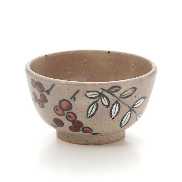 京焼・清水焼 ぐい呑 M09118 彩南天80ml