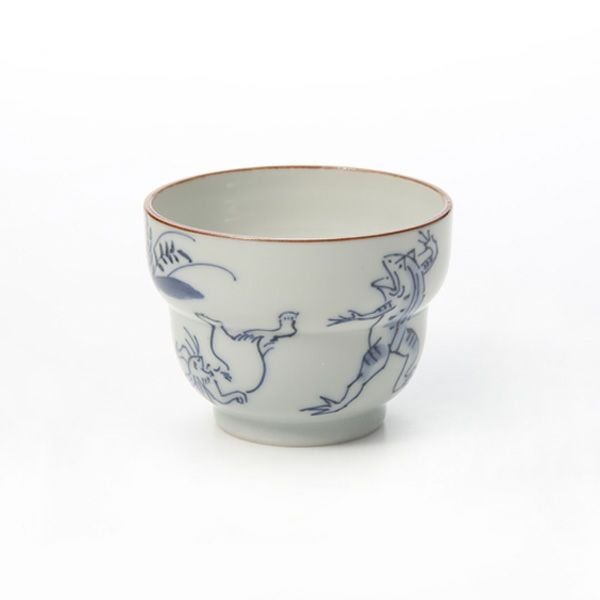 京焼・清水焼 ぐい呑 S09105 染付高山寺