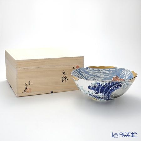 京焼・清水焼 大鉢 NK0161 赤富士大鉢