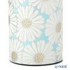 西川貞三郎商店 茶缶／茶筒 S0890 姫菊 青 容量：150g アルミ製